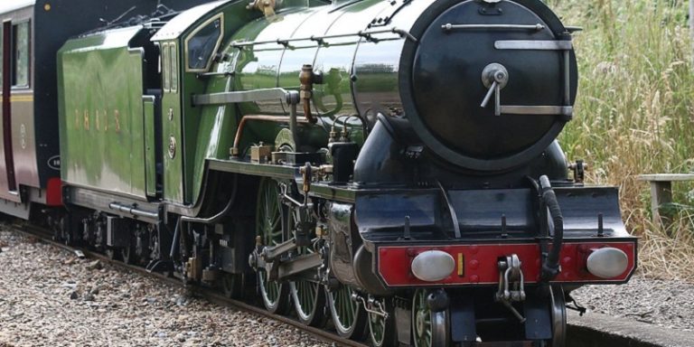 The Romney, Hythe & Dymchurch Railway No.1 "Green Goddess" engine.